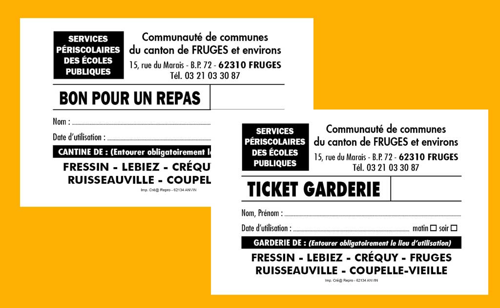Crearepro votre imprimeur pour vos billetterie