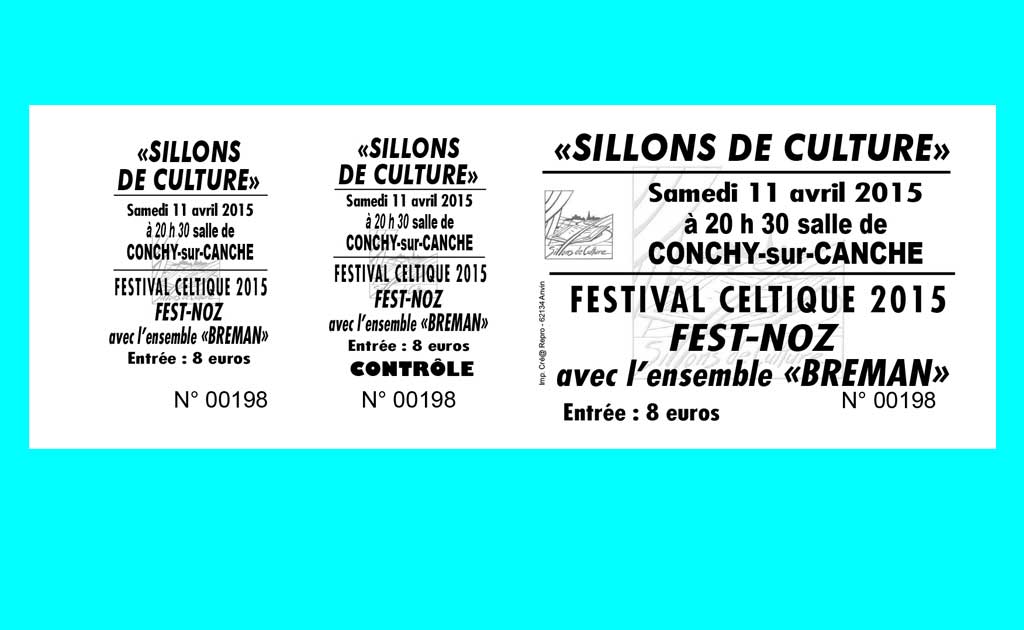 Crearepro votre imprimeur pour vos billetterie