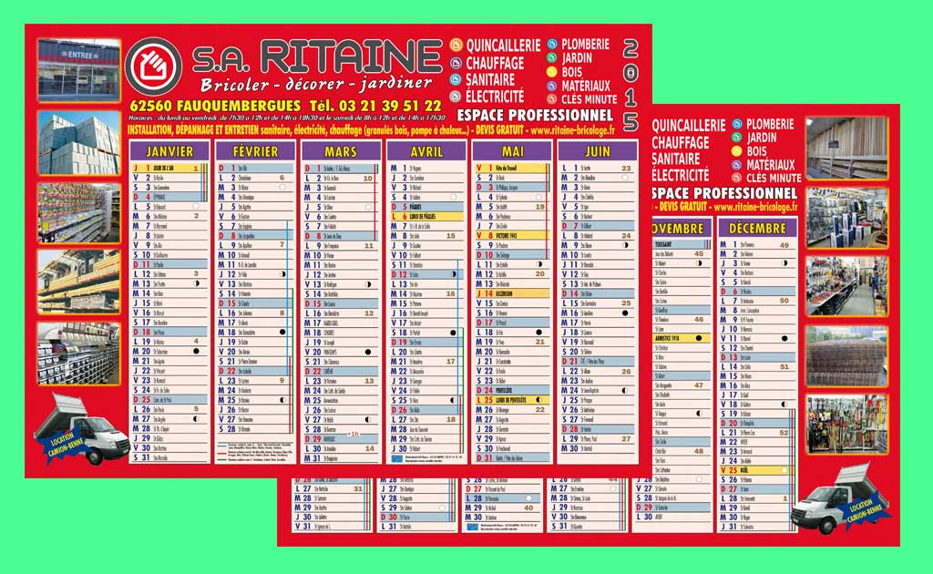 Crearepro votre imprimeur pour vos calendriers
