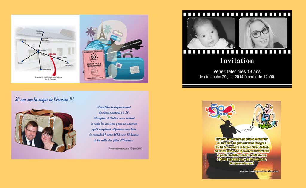 Crearepro votre imprimeur pour vos invitations