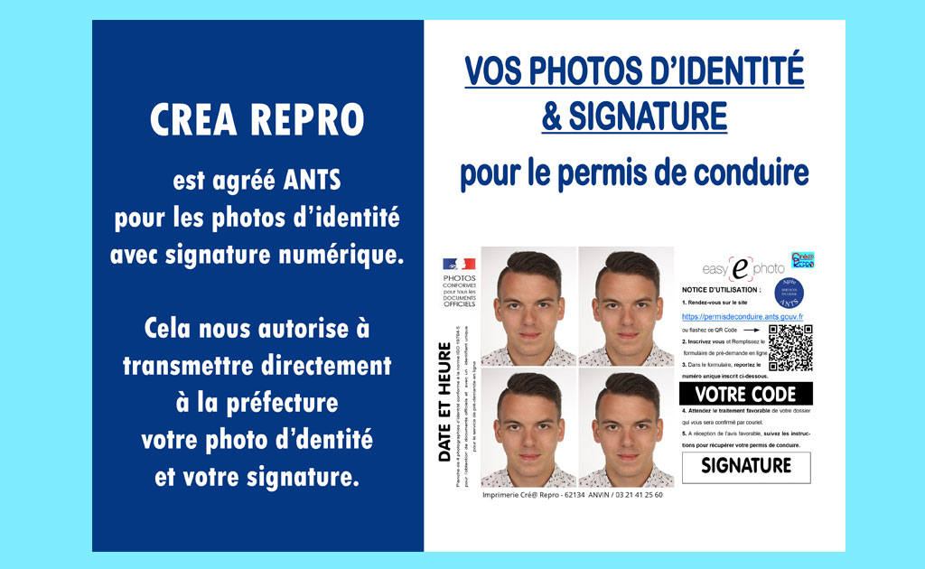 Impression Tirage photos - Photos d'identité